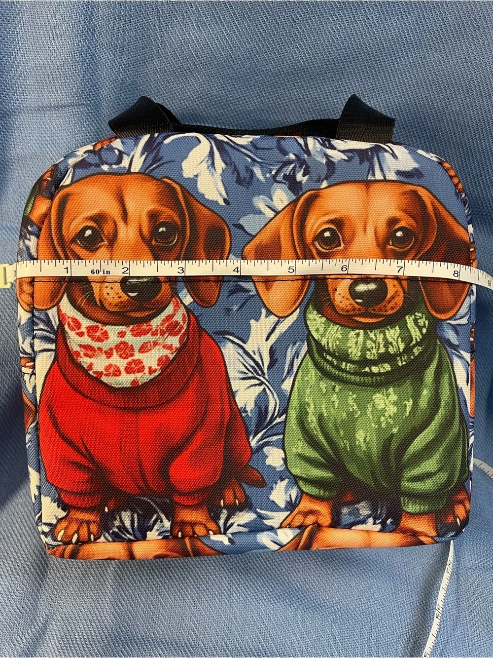 Dachshunds Small Insulated Lunch Tote